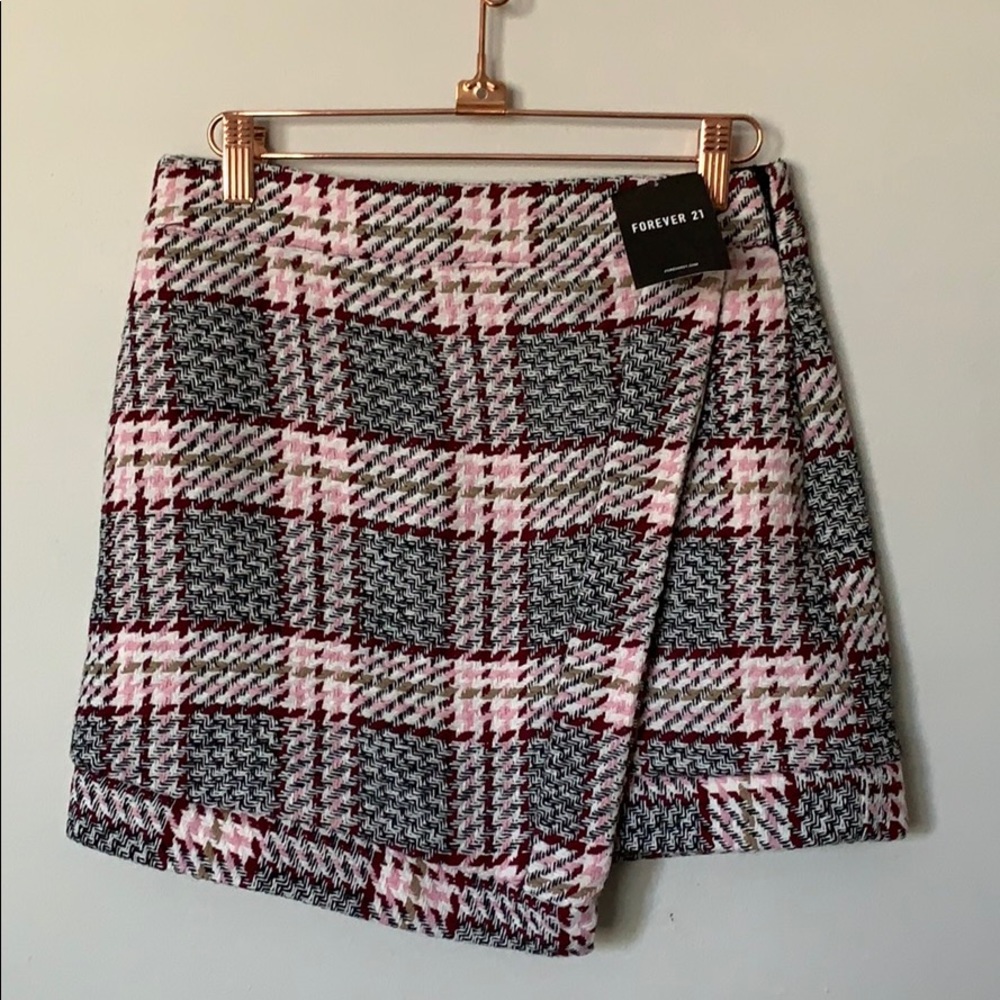 Forever 21 plaid mini skirt